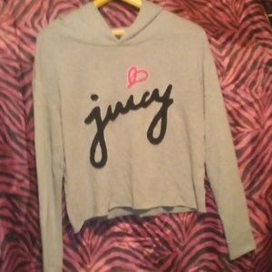 Juicy Couture cropped hoodie